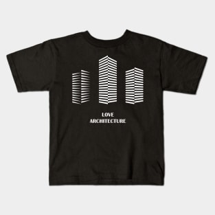 i love architecture Kids T-Shirt